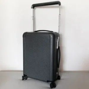 Louis Vuitton horizon 55 taiga leather suitcase